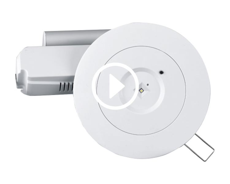 D40-R-2 LED-Downlight-Notfallvorrichtung