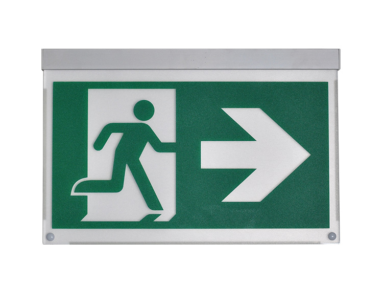 LE2916-B Aluminiumkabel Hängende Decke montierte Ausgangsschilder