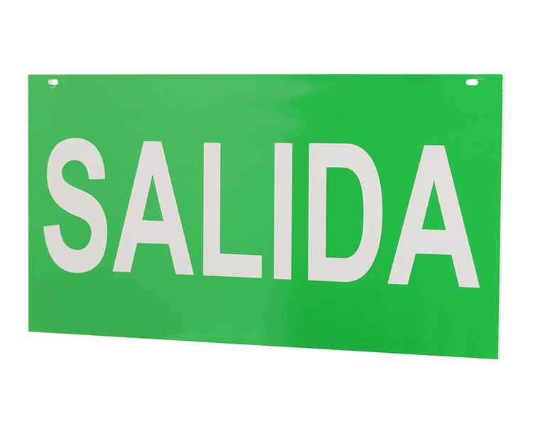 Salida Zeichen Acrylpanel