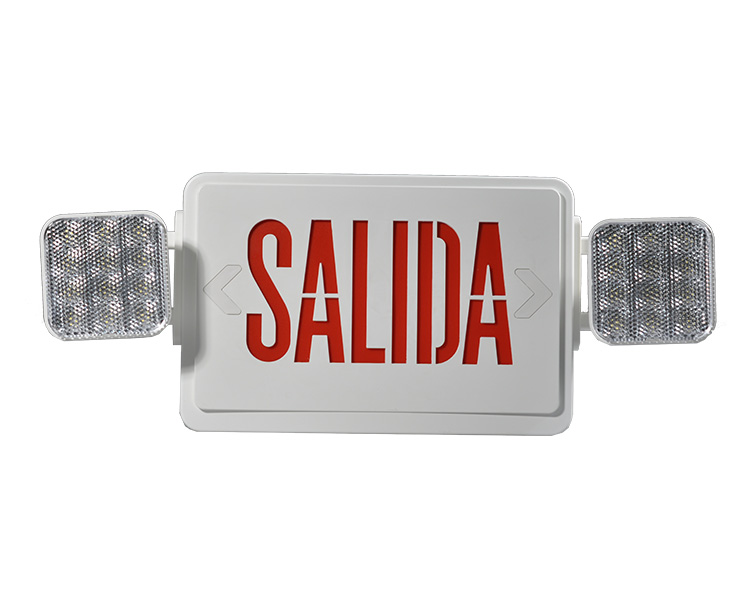 JLEC2RW-SA Red LED Combo Notfall Salida Zeichen