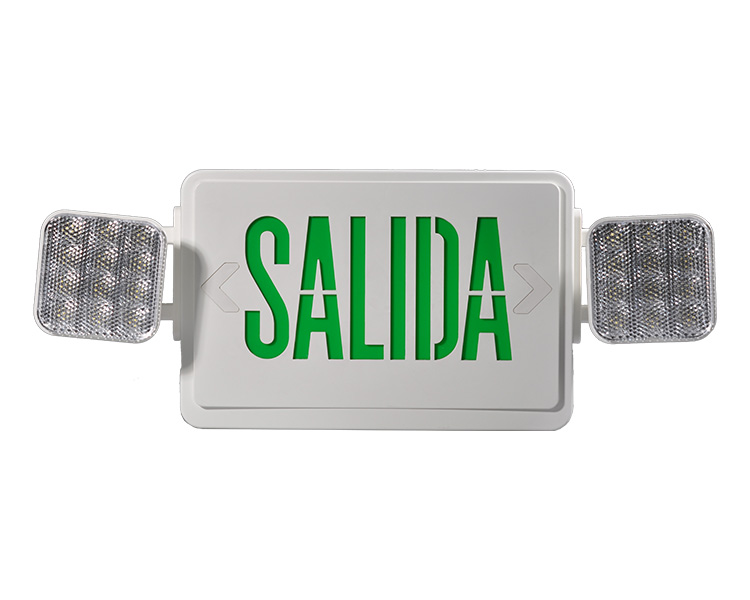 JLEC2GW-SA Green LED Combo Notfall Salida Zeichen