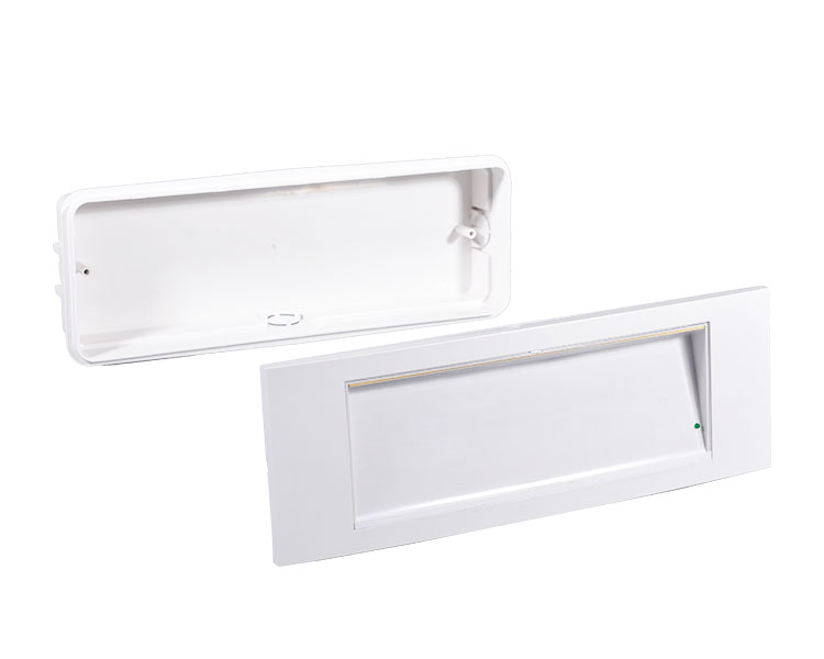 LE511AD Clear Polycarbonat Diffusor & ABS Gehäuse Notfalllicht