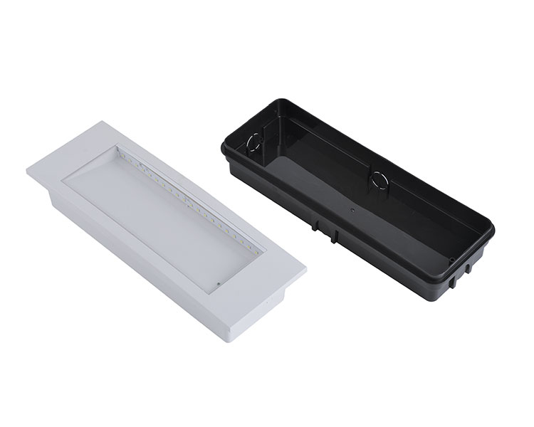 LE511AD Clear Polycarbonat Diffusor & ABS Gehäuse Notfalllicht