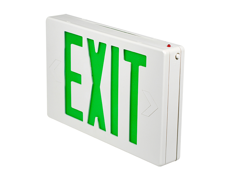 JEE2GWE-6 Zoll UL Green Exit Signs zugelassen