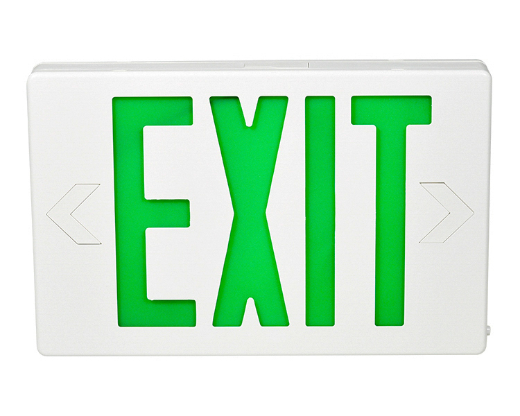 JEE2GWE-6 Zoll UL Green Exit Signs zugelassen