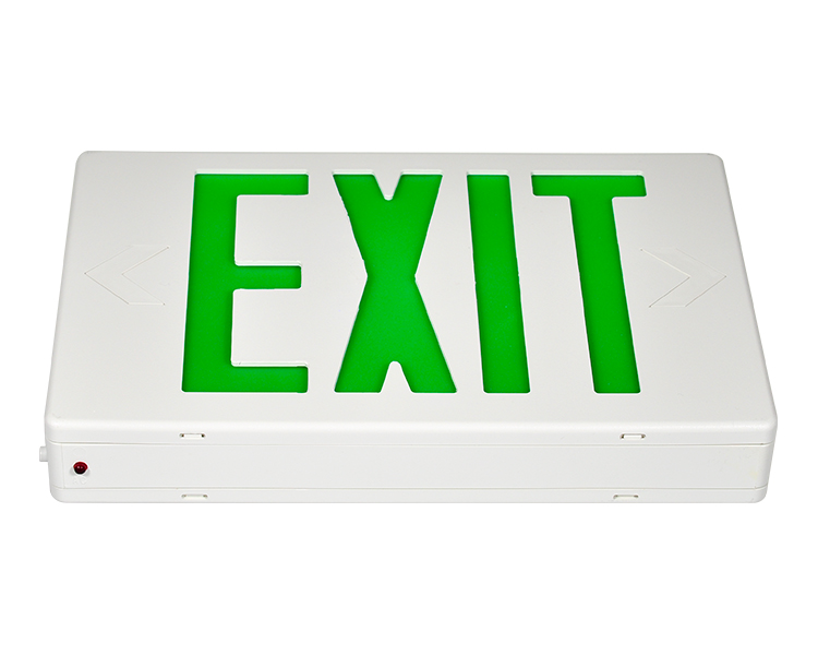 JEE2GWE-6 Zoll UL Green Exit Signs zugelassen