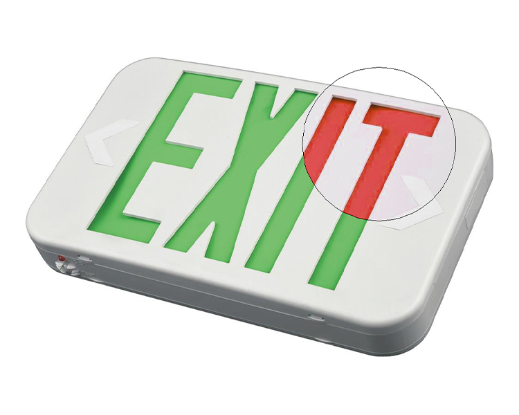 EzxTeu2BCWEM (EZCXTEU2BCWEM) -BI-Farben-Kompaktgröße LED-Ausgangszeichen