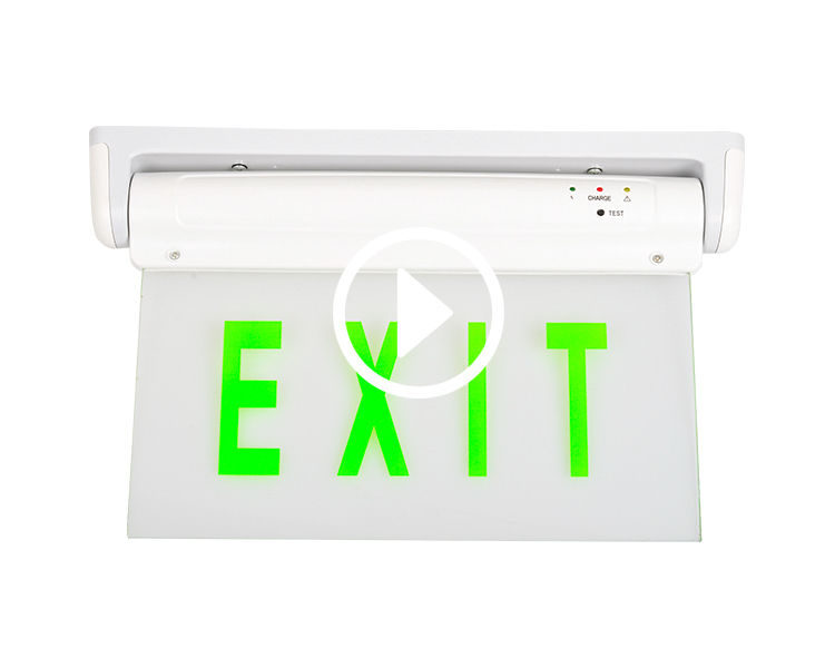 LE2912-5 oder 10 Green LED-Notausgangszeichen